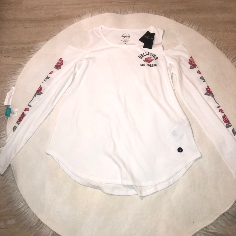 Hollister Long Sleeve Rose Tee